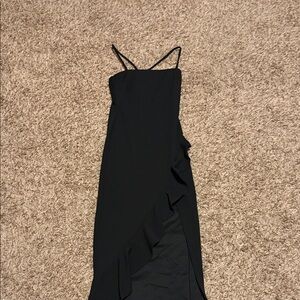 Windsor Black Asymmetrical Dress